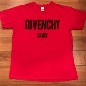 Red Givenchy shirt